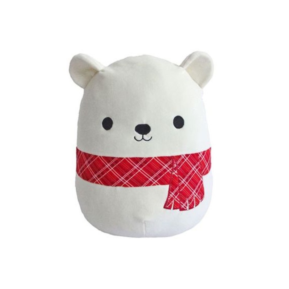 Paul polar bear squishmallow scarf